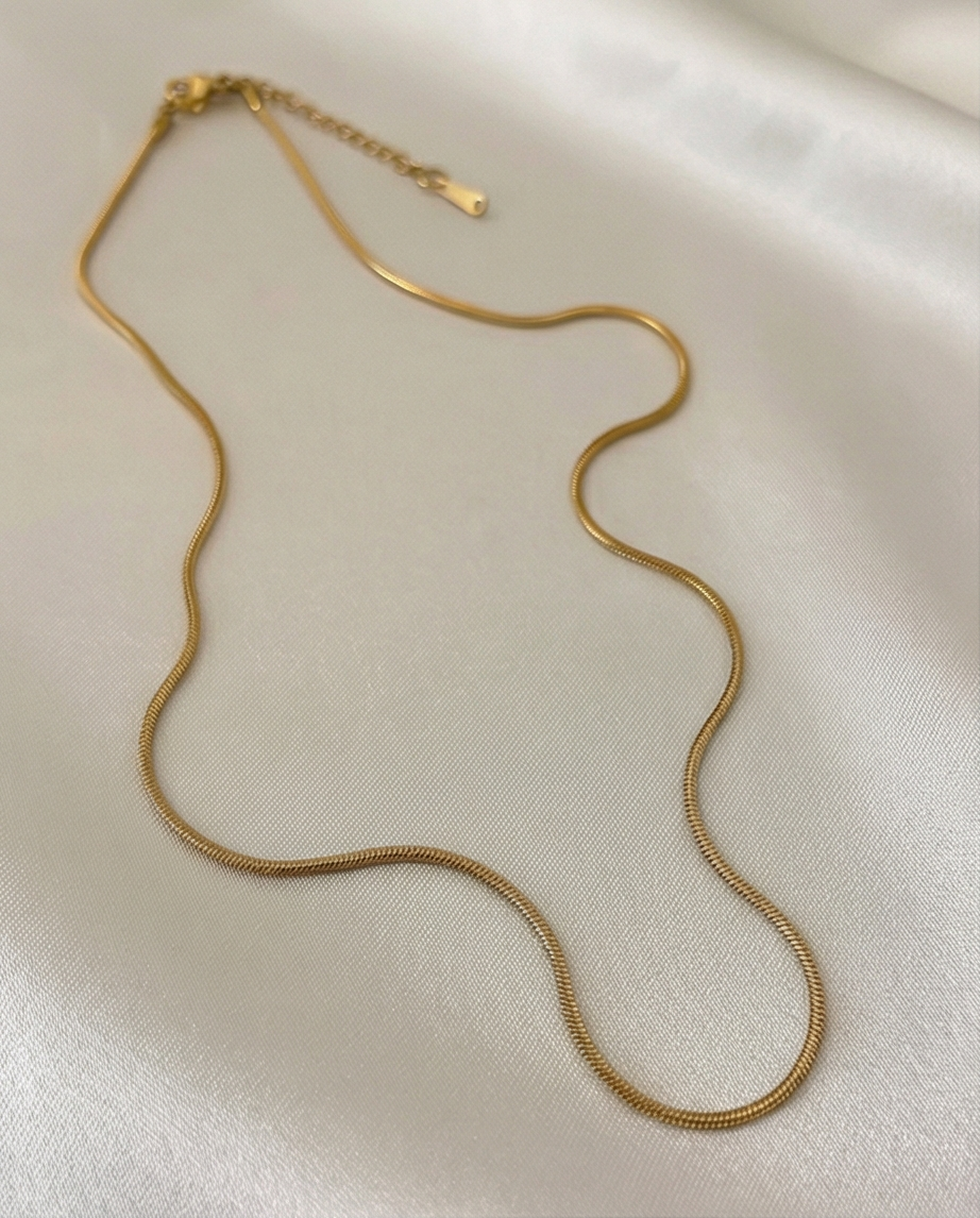İNCE ZİNCİR GOLD RENK KOLYE