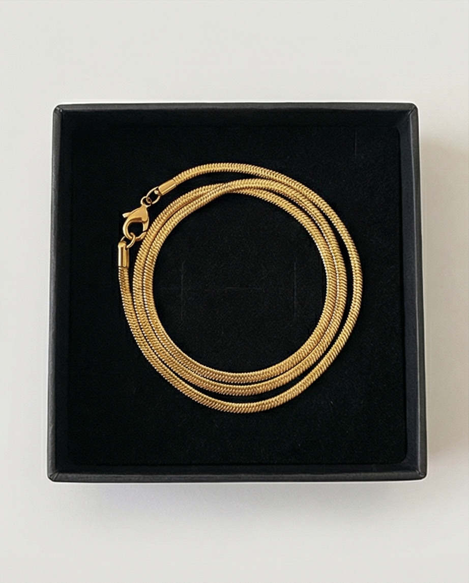 İNCE ZİNCİR GOLD RENK KOLYE