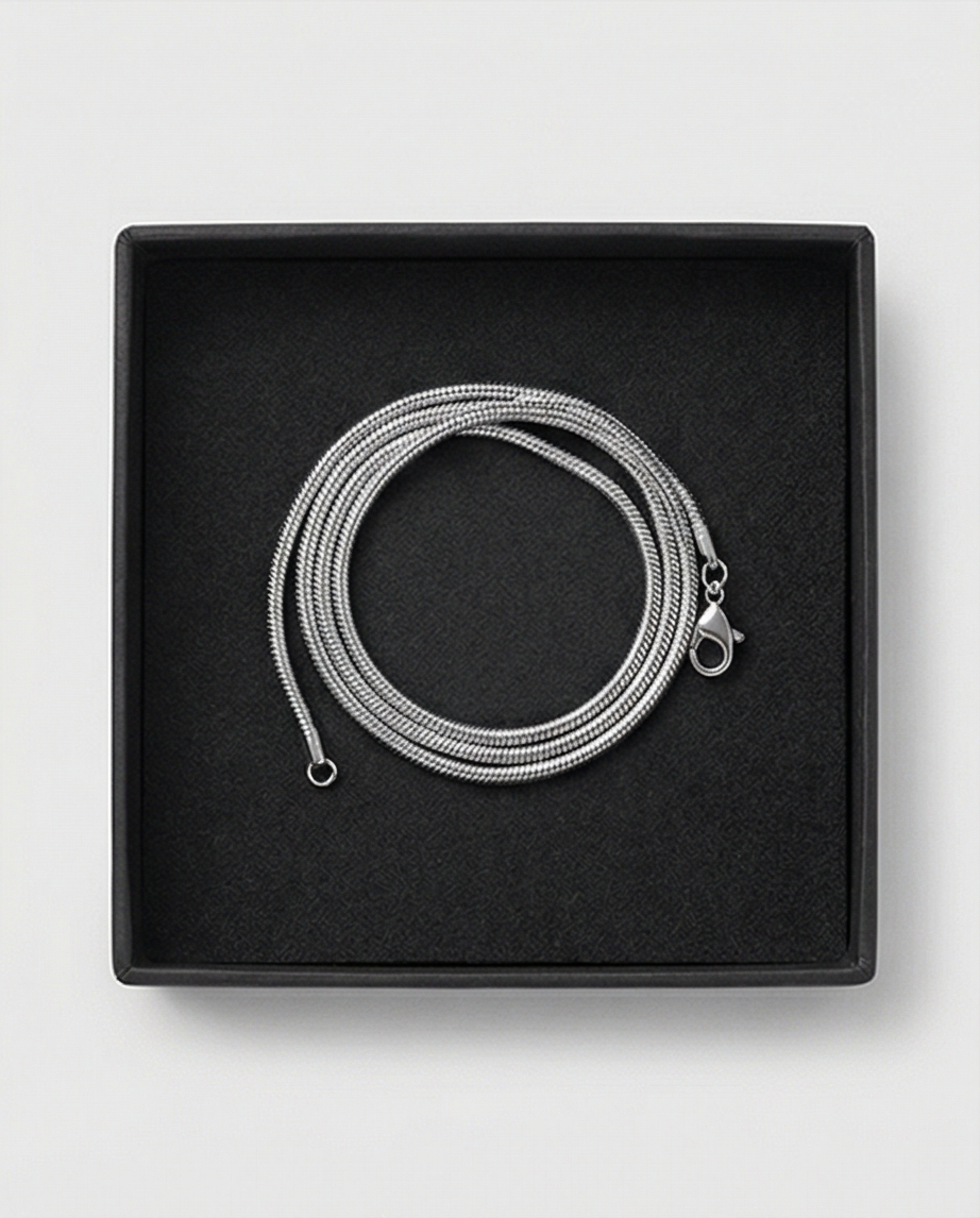 İNCE ZİNCİR GÜMÜŞ RENK KOLYE