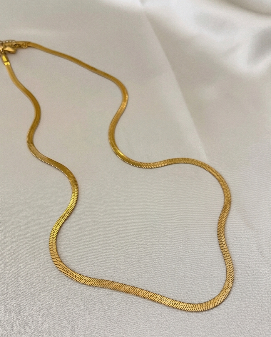 UZUN İTALYAN ZİNCİR GOLD RENK KOLYE