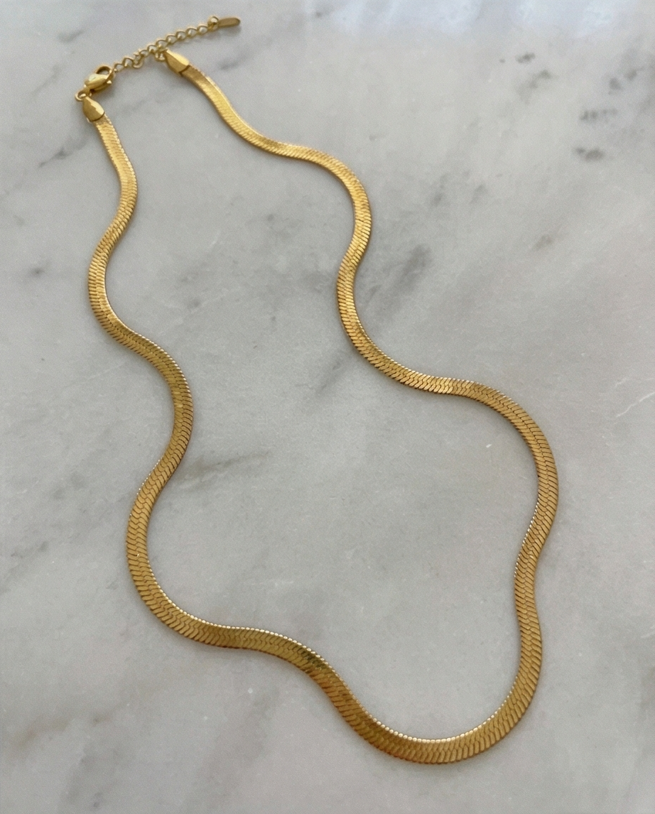 UZUN İTALYAN ZİNCİR GOLD RENK KOLYE