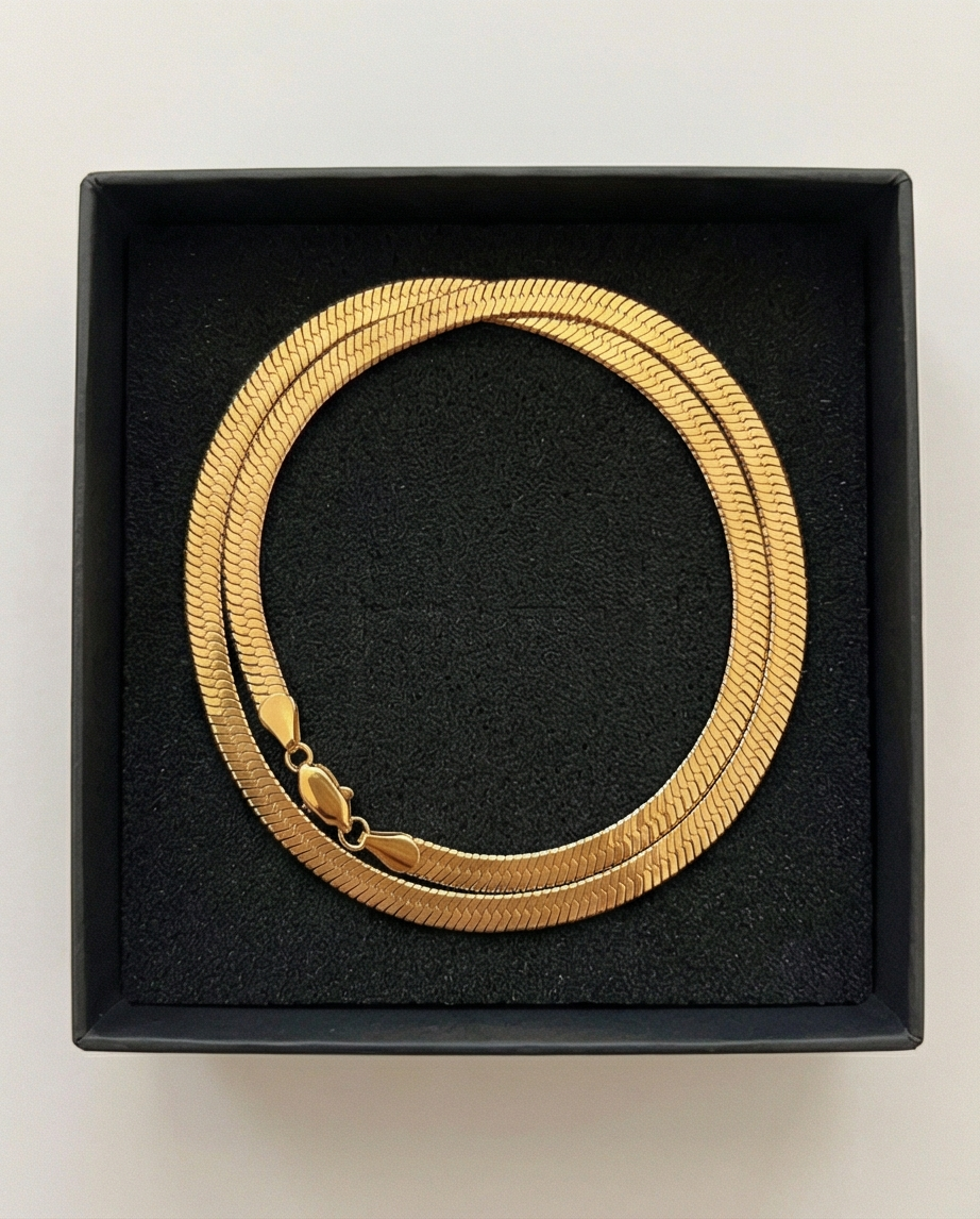 UZUN İTALYAN ZİNCİR GOLD RENK KOLYE