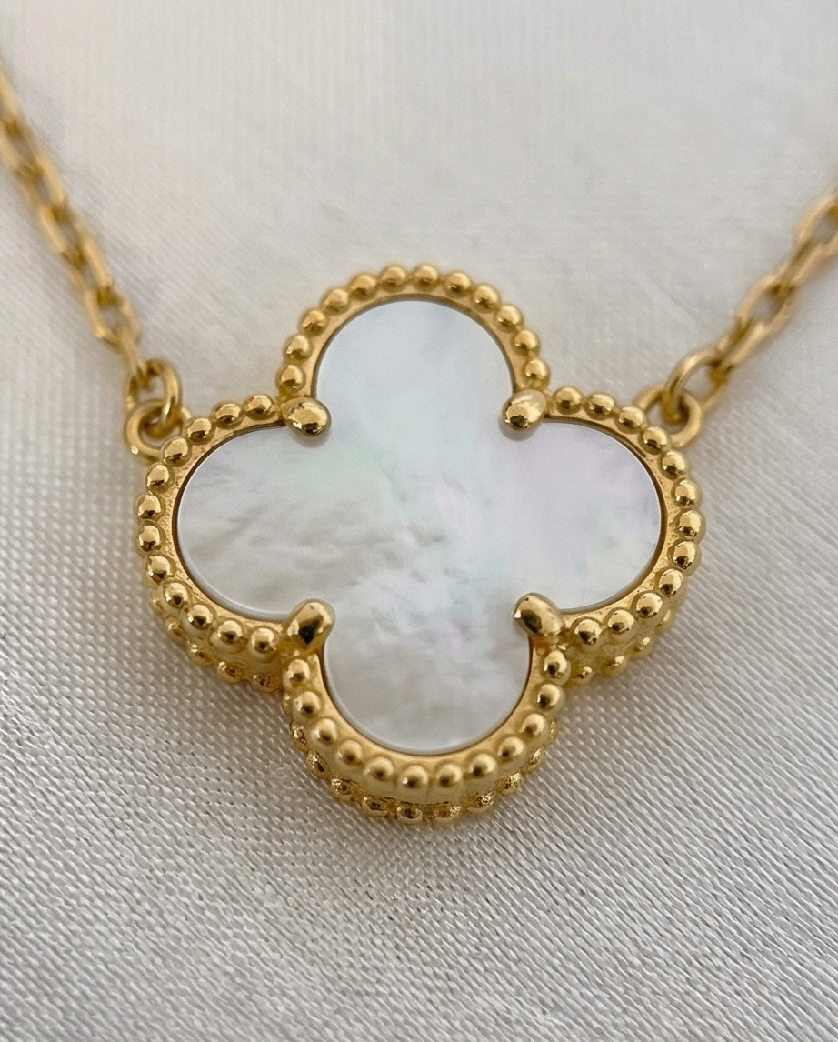 SEDEFLİ 10 YONCA GOLD RENK KOLYE